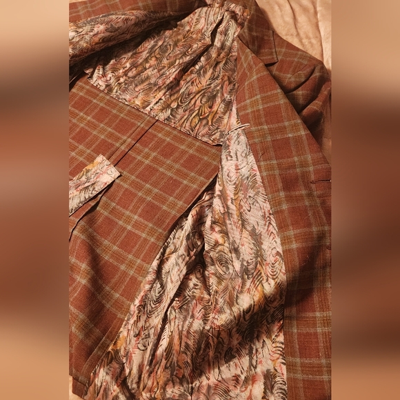 Vintage 1970s Sostanza by Richman Brothers Plaid Blazer - Picture 11 of 15